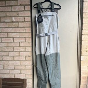 Simms Women's Waders in Gray and Green